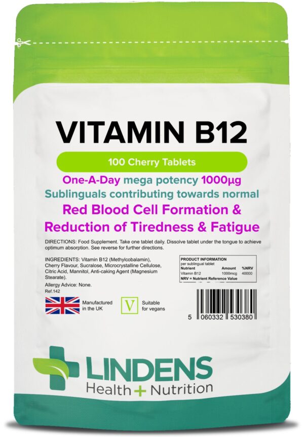 Vitamin B12 1000mcg Sublingual Tabs product image